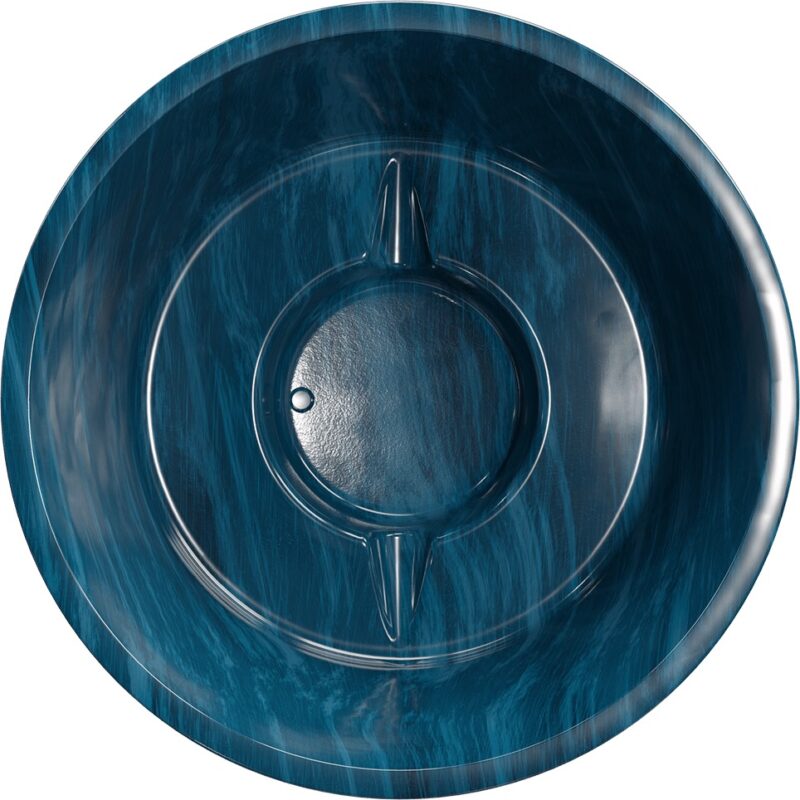 Acryl Blauer Marmor