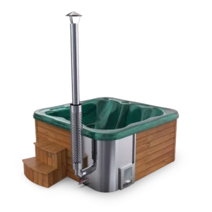 Whirlpool Deluxe ThermoWood - Grün marble