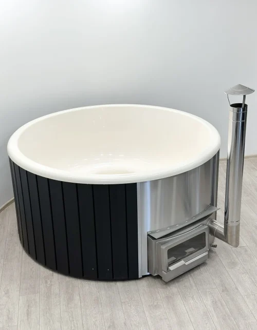 Hot tub Acryl Elite WPC schwarz weiss 1