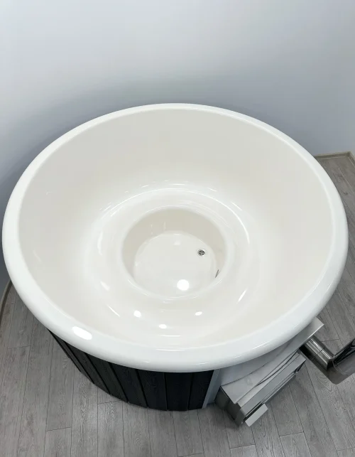 Hot tub Acryl Elite WPC schwarz weiss 2